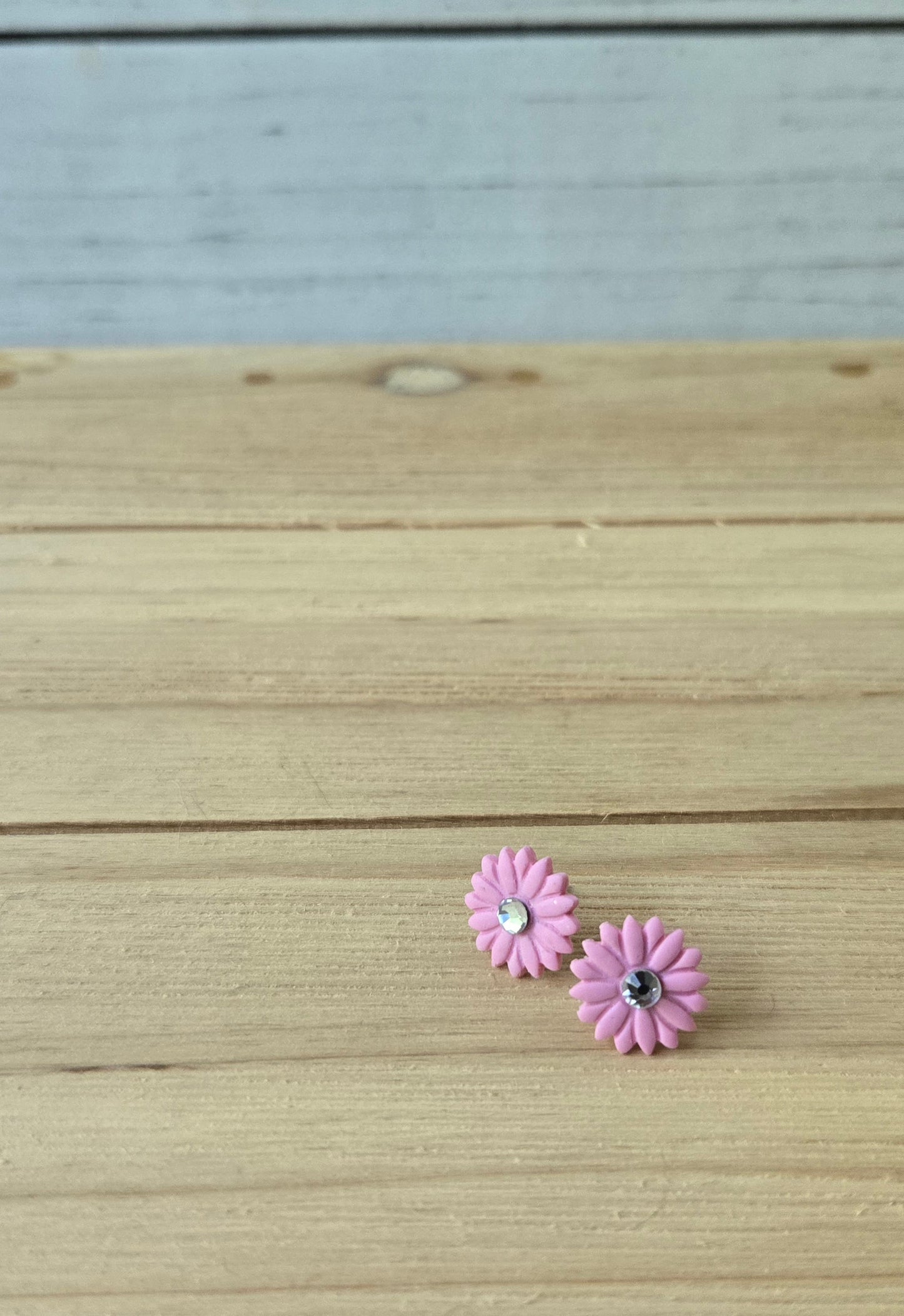 Rhinestone Floral Studs