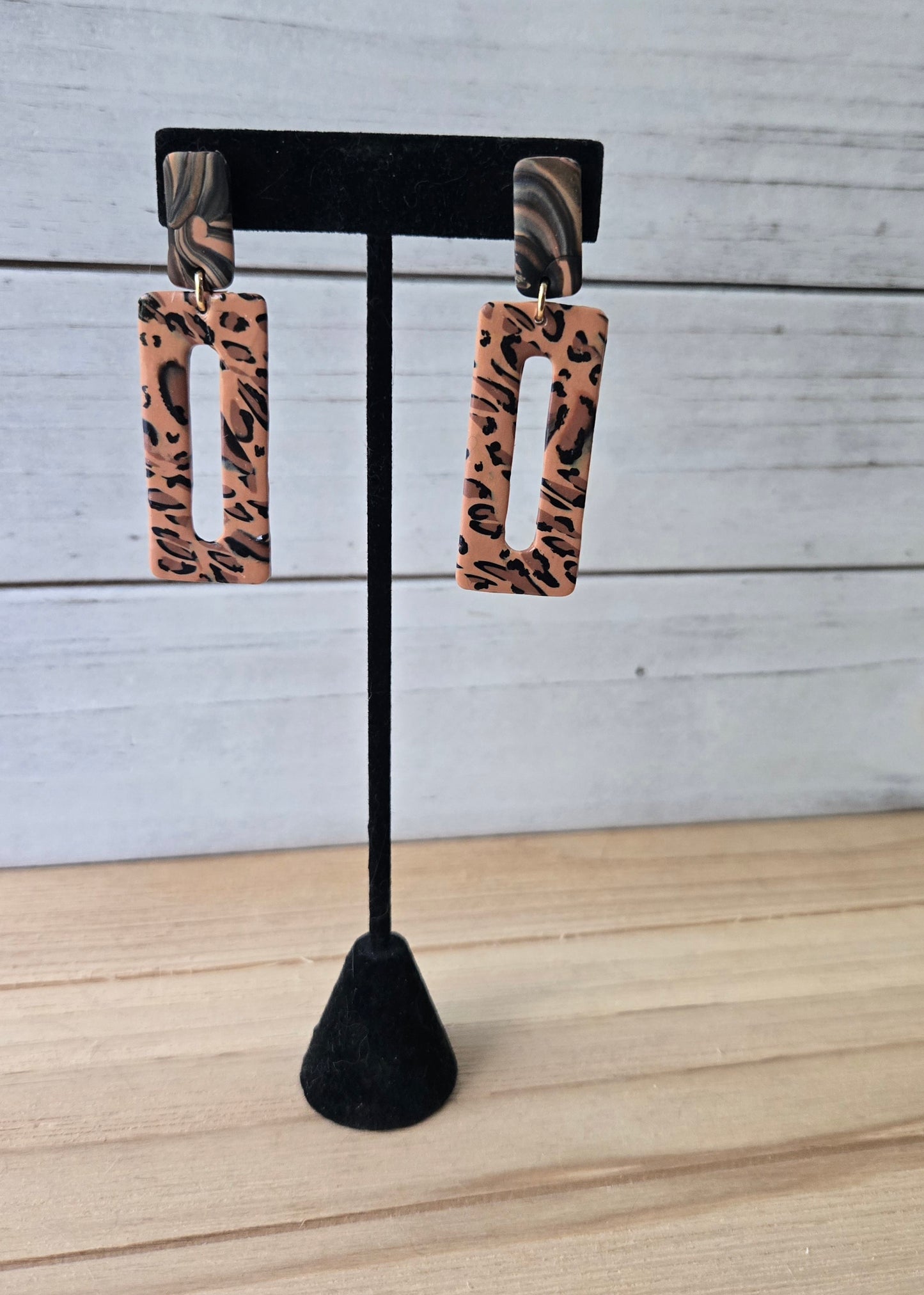 Leopard Print Earrings