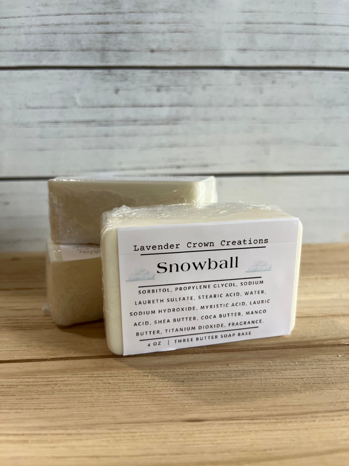 Snowball Soap Bar