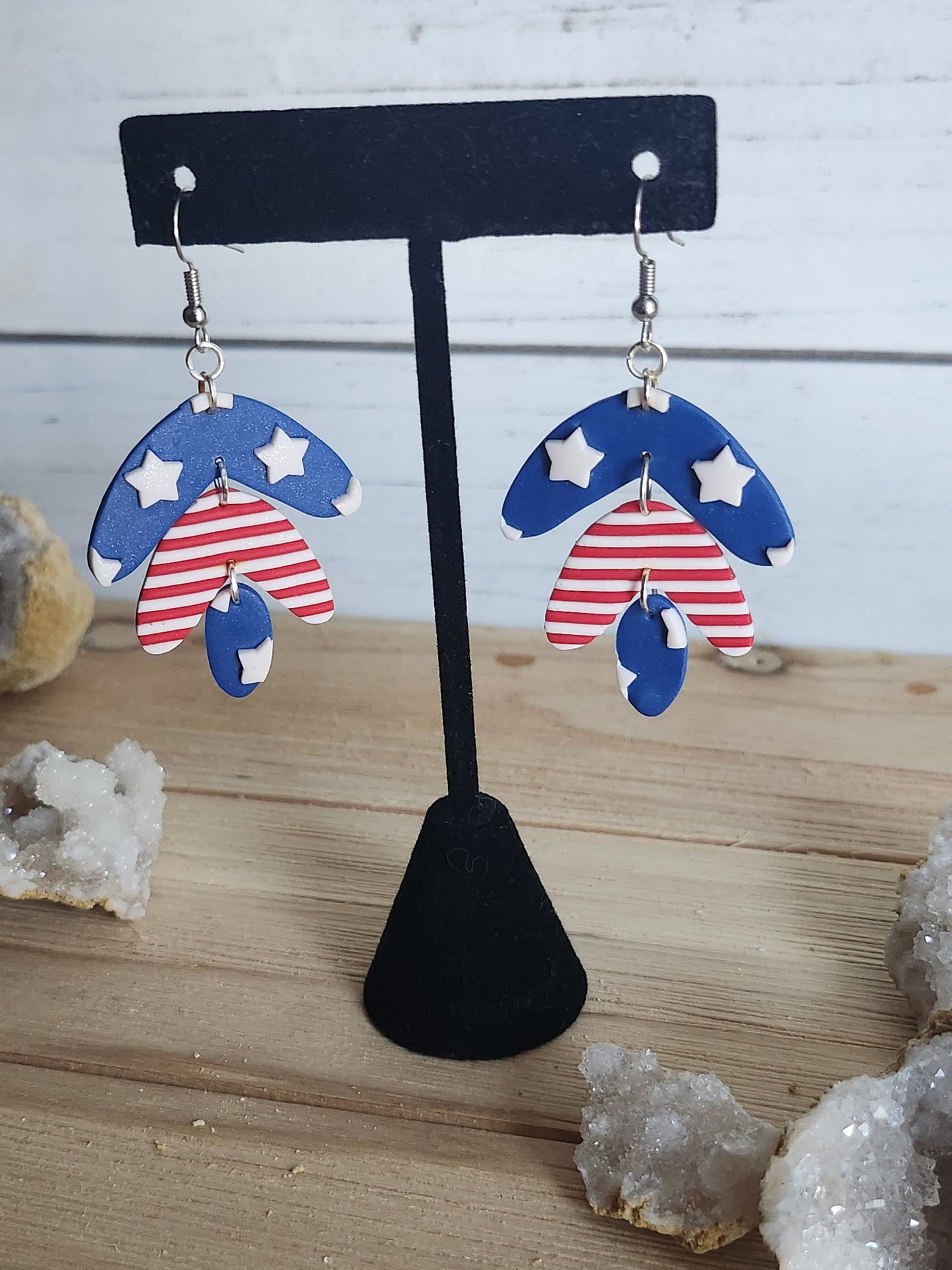Stars and Stripes Triple Leaf