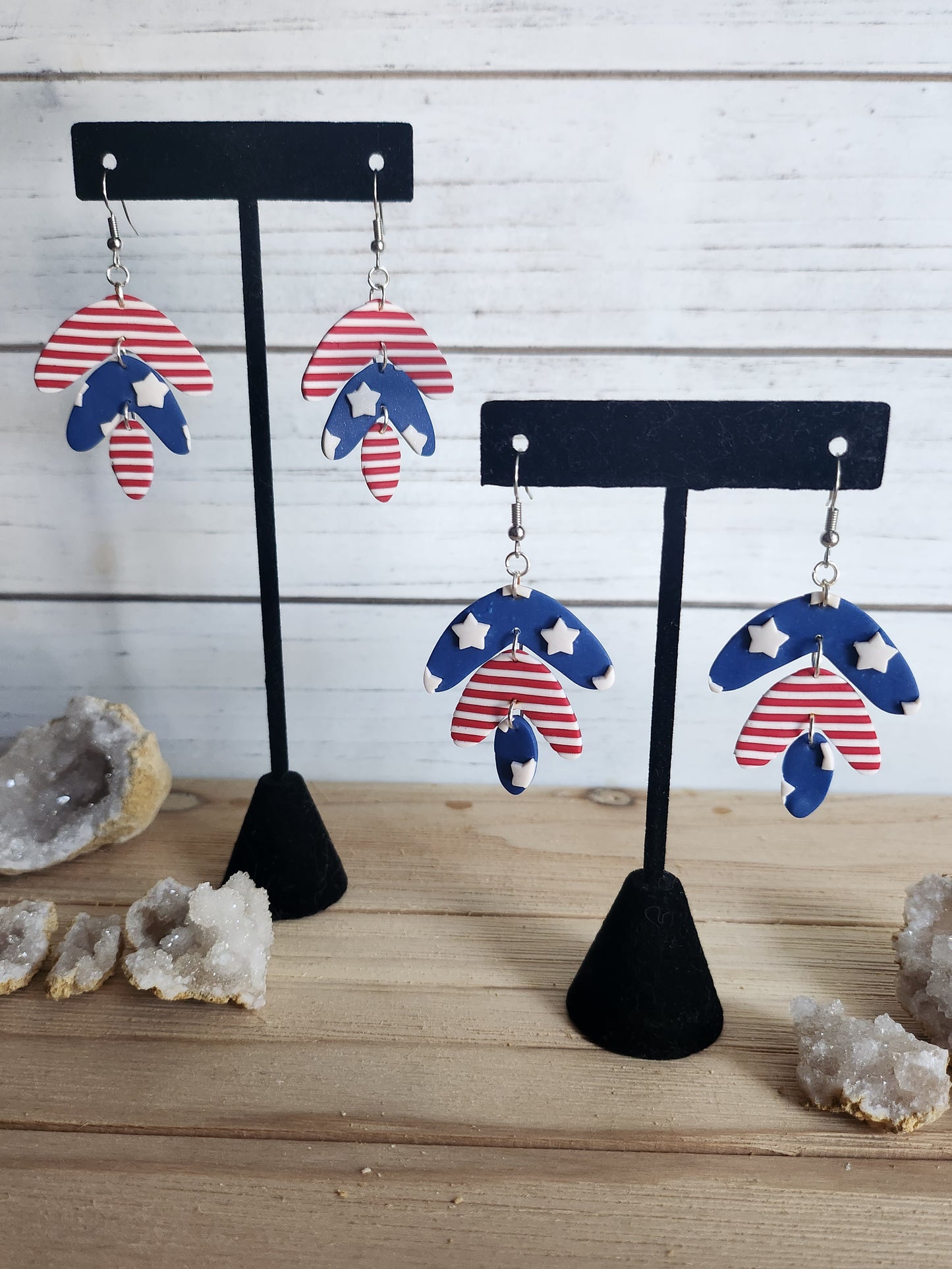Stars and Stripes Triple Leaf