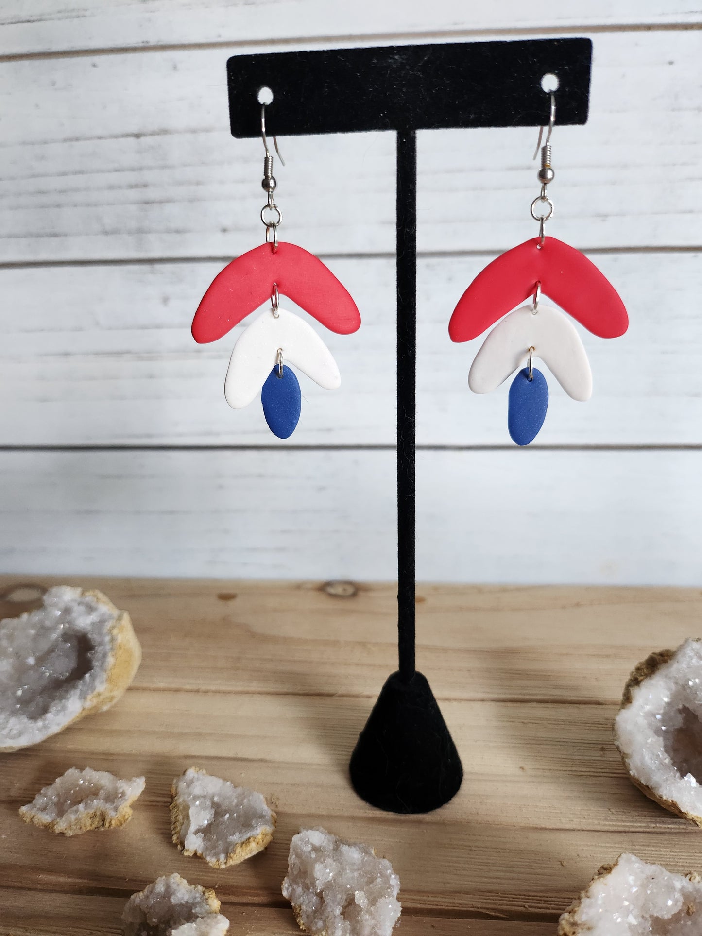 Red White and Blue Dangle