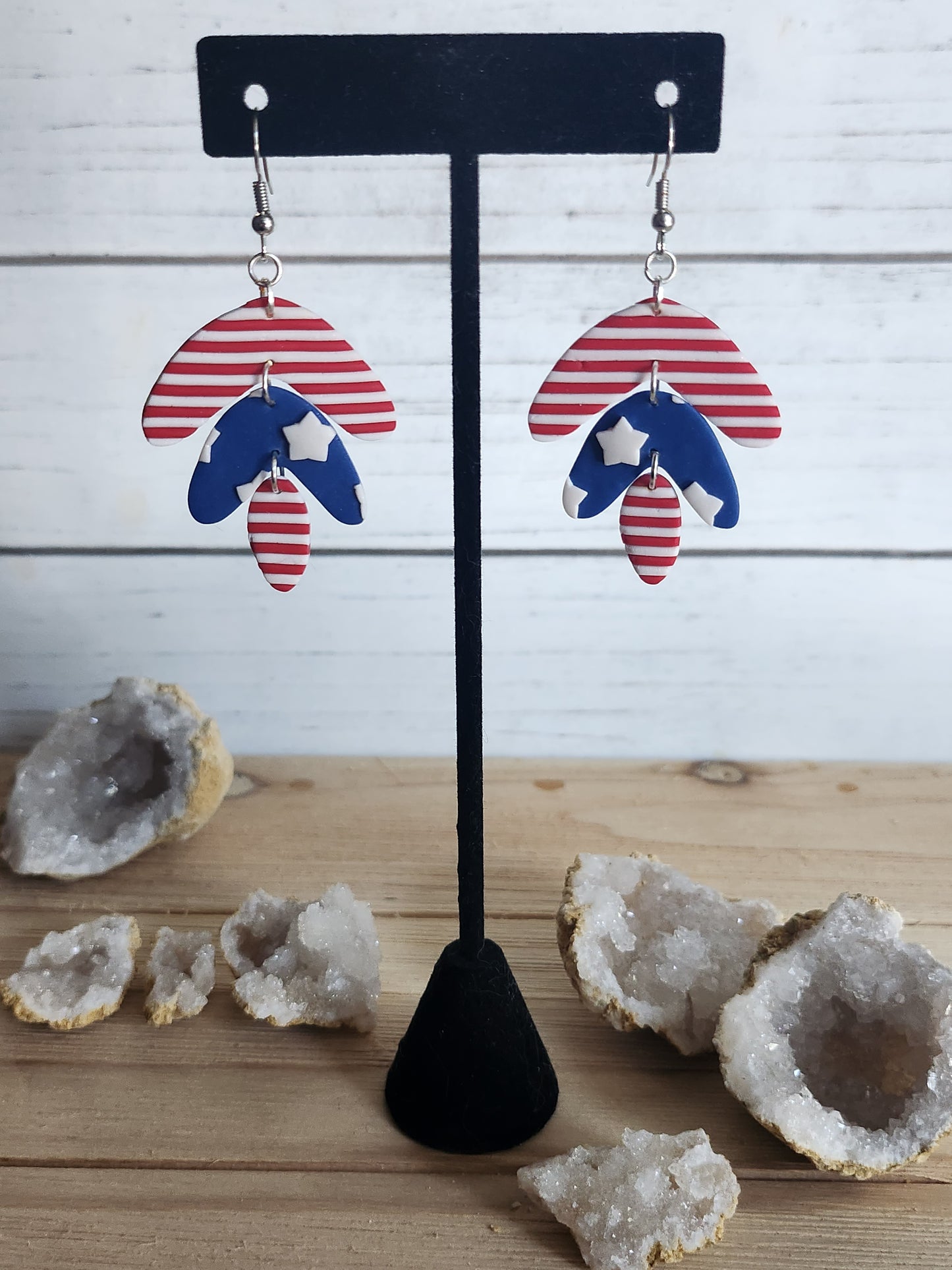Stars and Stripes Triple Leaf