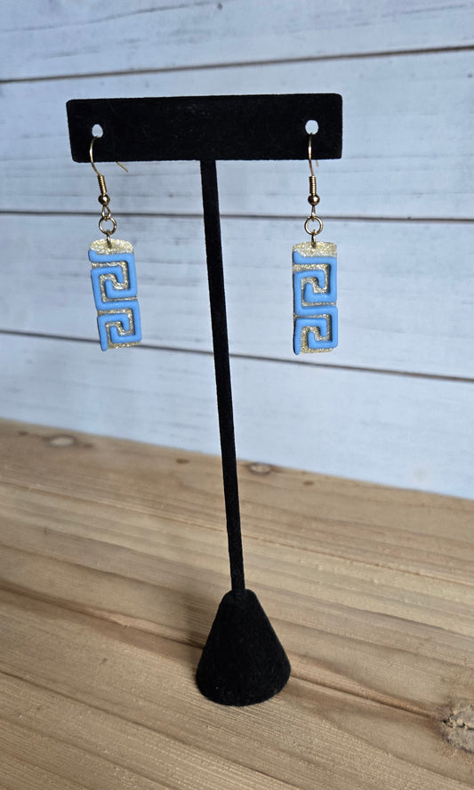 Greek Key Dangle